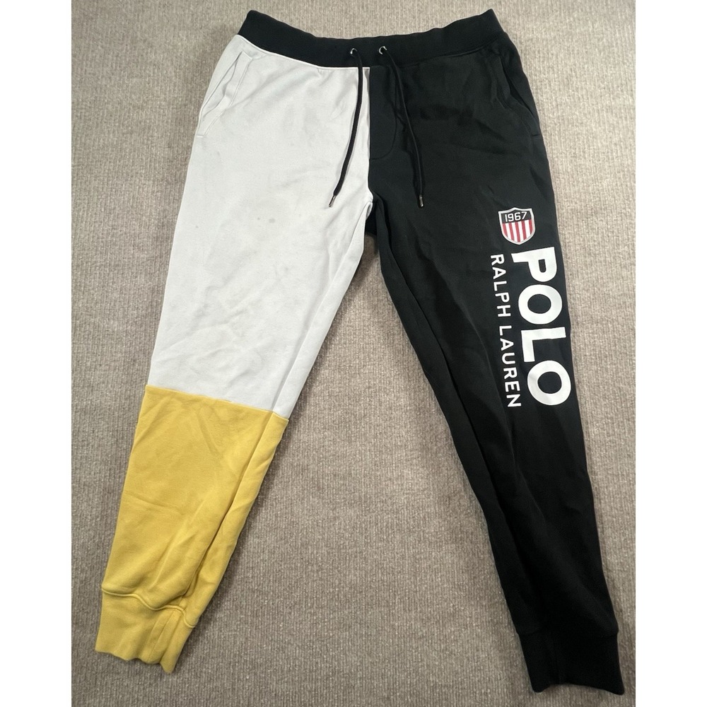 Polo Ralph Lauren Mens Medium  1967 K-Swiss Shield Double Knit Joggers
